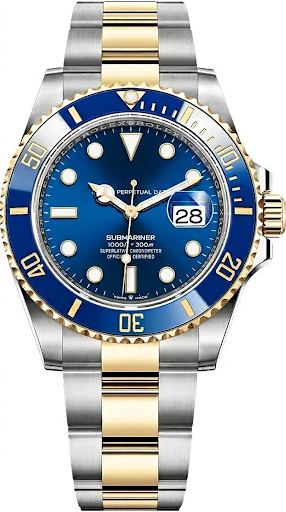 The Diver - Blue and Gold